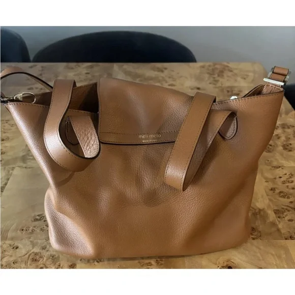 Meli Melo Medium Thela Bag in Tan $700
